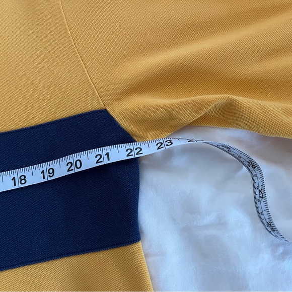 Vintage Polo Jeans Co by Ralph Lauren gold and navy men’s polo shirt SZ medium - Picture 11 of 12